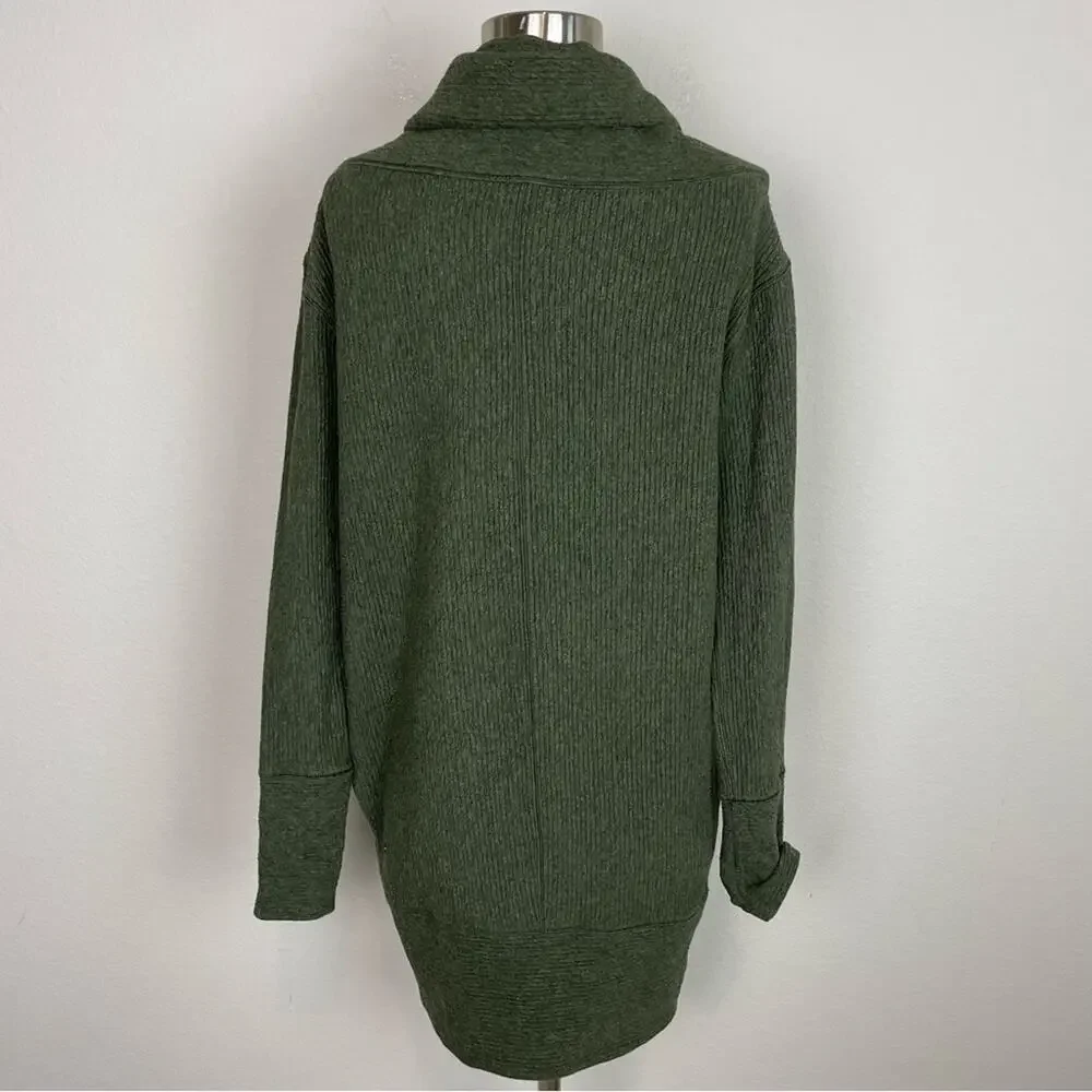 Lululemon Olive Along the Way Cowl neck Dress Small